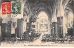 COUTRAS - Intérieur De L'Eglise Saint Pierre - Très Bon état - Autres & Non Classés