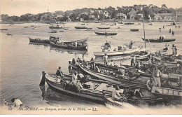 ARCACHON - Barques, Retour De La Pêche - Très Bon état - Arcachon