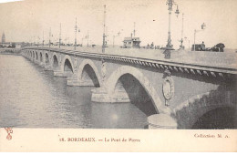 BORDEAUX - Le Pont De Pierre - Très Bon état - Bordeaux