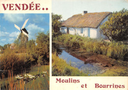 85-VENDEE BOURRINES ET MOULINS-N°4205-D/0351 - Sonstige & Ohne Zuordnung