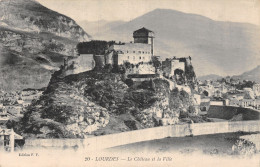 65-LOURDES LE CHÂTEAU ET LA VILLE-N°5150-C/0229 - Lourdes