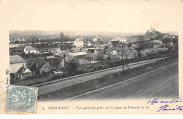 MENNETOU - Vue Générale Prise Sur La Ligne Du Chemin De Fer - Très Bon état - Other & Unclassified