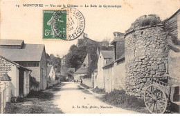 MONTOIRE - Vue Sur Le Château - La Salle De Gymnastique - Très Bon état - Montoire-sur-le-Loir