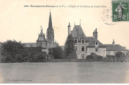 BAZOUGES LA PEROUSE - L'Eglise Et Le Château De Castel Marie - Très Bon état - Other & Unclassified
