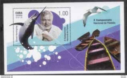1301 Fishes - Hemingway - Swordfish - BIrds - Gulls - 2013 - MNH - Cb - 1,85 - Fishes