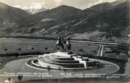 Postcard Italy Monumento Della Centrale Idroelettrica Montecatini Pr. Glorenza - Sonstige & Ohne Zuordnung