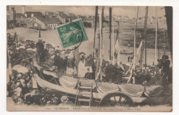 QUIBERON  56  BÉNÉDICTION DU CANOT DE SAUVETAGE GEORGES ET MARIE COPIN - Quiberon