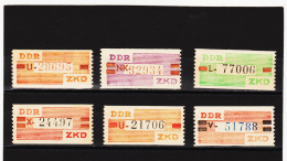 YZO454 DDR 1960 DIENSTMARKE - B WERTSTREIFEN F.d. ZKD V - X ** Postfrisch  Siehe ABBILDUNG - Other & Unclassified