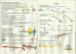 Dépliant Publicitaire " Le Ver Luisant  " - Pêche - 4 Pages 15 Cm X 21 Cm - Signature Albert Drachkovitch - Visvangst