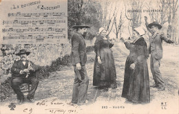 63-AUVERGNE FOLKLORE BOURREE-N°5151-D/0025 - Sonstige & Ohne Zuordnung