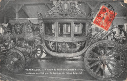 78-VERSAILLES VOITURE DU SACRE DE CHARLES X-N°5151-C/0021 - Versailles (Château)