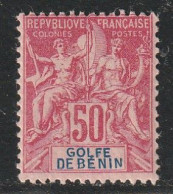 BENIN - N°30 * (1893) 50c Rose - Ungebraucht