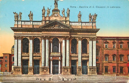 Postcard Italy Rome Basilica Di S. Giovanni In Laterano - Autres Monuments, édifices
