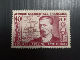 Afrique Occidentale Française 1952 Marcel Treich-Laplène (1860-1889), Fondateur De La Côte D'Ivoire - Oblitérés