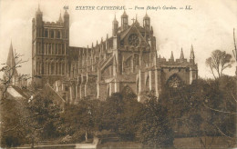 Exeter Cathedral From Bishop`s Garden - Exeter