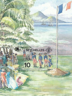 SEYCHELLES Block 34,unused - Rivoluzione Francese