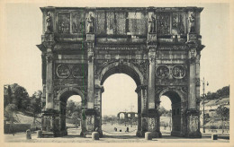 Postcard Italy Rome Arch Of Constantine - Otros Monumentos Y Edificios