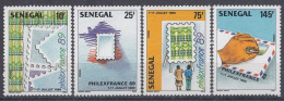 SENEGAL 1023-1026,unused - Briefmarkenausstellungen