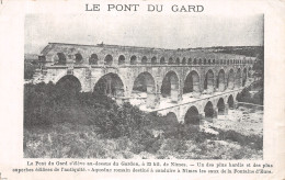 30-PONT DU GARD-N°4208-E/0169 - Sonstige & Ohne Zuordnung