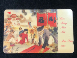 Card Phonekad Vietnam(lunar New Year 1998- 60 000dong-1998)-1pcs - Vietnam