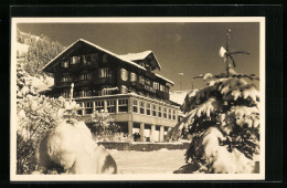 AK Adelboden, Hotel Alpenrose Im Winter  - Adelboden