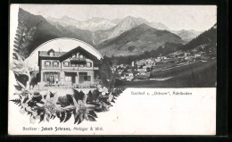 AK Adelboden, Gasthof Z. Ochsen, Ortsansicht  - Adelboden