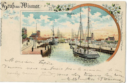 Grub Aus Wismar Hafen Circulée En 1901 - Wismar