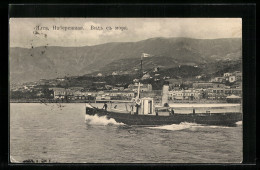AK Jalta, Dampfer Vor Der Küste  - Ukraine