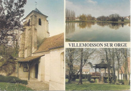 CPM France  91 Essonne Villemoisson Sur Orge Vue Multiple 3 Vues - Sonstige & Ohne Zuordnung