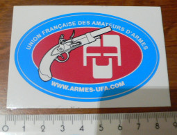 THEME ARMES : AUTOCOLLANT UFA - Stickers