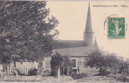 27 - EURE - MALLEVILLE SUR LE BEC  -  L'EGLISE  ET LE CIMETIERE - Other & Unclassified