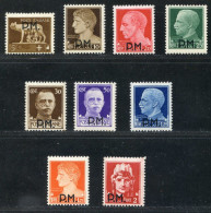 REF094 > ITALIE POSTE MILITAIRE < Yv N° 1-2-4 * * + 5 * + 6-7-9 ** + 10-11 * - Poste Militaire (PM)