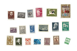 Collection De 60 Timbres MH Et Oblitérés. - Colecciones & Series