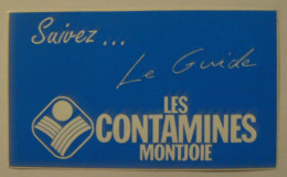 AUTOCOLLANT LES CONTAMINES MONTJOIE - REGIONALISME - Adesivi