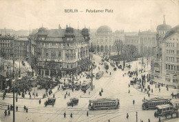 Postcard Germany Berlin Potsdamer Platz Tram - Other & Unclassified