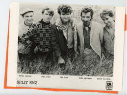 LE GROUPE DE CHANTEURS SPLIT ENZ  NIGEL GRIGGS  NEIL FINN TIN FINN  NOEL CROMBIE EDDIE RAYNOR - Célébrités