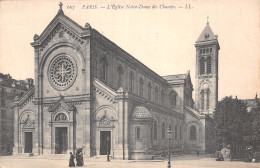 75-PARIS EGLISE NOTRE DAME DES CHAMPS-N°5156-B/0185 - Kirchen