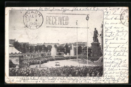 AK Berlin, National-Denkmal Fürst V. Bismarck Enthüllt 1901  - Mitte