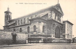 75-PARIS EGLISE SAINT JACQUES SAINT CHRISTOPHE-N°5156-B/0157 - Churches