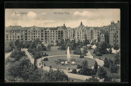 AK Berlin-Schöneberg, Wartburg-Platz Mit Fontäne  - Schoeneberg