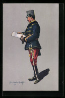 AK Oesterr.-Ung. Husaren-Stabsoffizier In Felduniform, 1914-1915  - War 1914-18