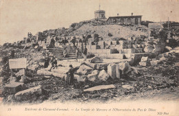 63-LE TEMPLE DE MERCURE ET L OBSERVATOIRE DU PUY DE DOME-N°5156-D/0249 - Sonstige & Ohne Zuordnung