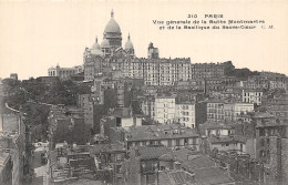 75-PARIS BASILIQUE DU SACRE CŒUR ET BUTTE MONTMARTRE-N°5156-C/0269 - Sacré-Coeur