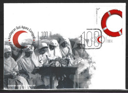 AZERBAIDJAN. N°1221 De 2020 Sur Enveloppe 1er Jour. Croissant-Rouge. - Cruz Roja