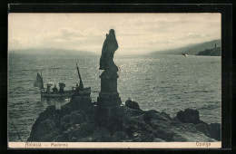 AK Abbazia, Statue Maria Am Meer  - Kroatien