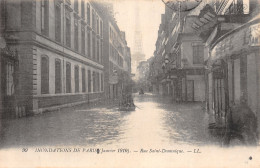 75-PARIS INONDATIONS RUE SAINT DOMINIQUE-N°5156-H/0373 - Sonstige & Ohne Zuordnung