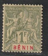 BENIN - N°45 * (1894) 1fr Olive - Ungebraucht
