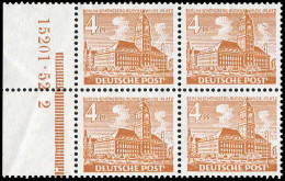 Berlin, 1949, 43 HAN, Postfrisch, Viererblock - Other & Unclassified