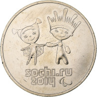 Russie, 25 Roubles, 2014 Winter Olympics, Sochi, 2013, Saint-Pétersbourg - Russia