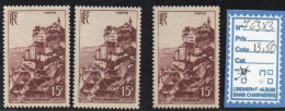 FRANCE LUXE ** - N° 763X3 - Unused Stamps